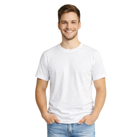 100% Cotton premium round neck t-shirt
